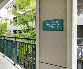 Apartment Signage