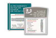 elevator evacuation plans
