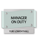 Nameplates/Staff On Duty