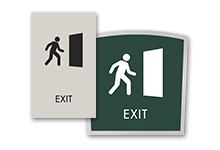 exit door signs