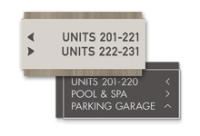 directional wall signs