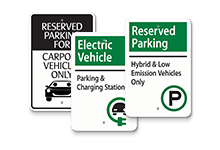 electric vehicle signs
