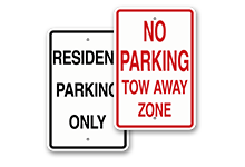 no parking signs