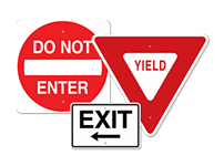 regulatory signs