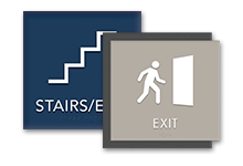exit/stairs signage