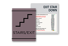 exit door signs
