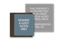 informational signs