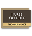 Nameplates/Staff On Duty