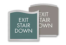 exit stair down