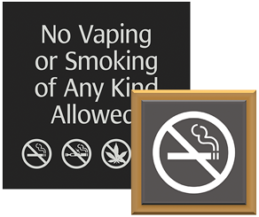 No Smoking Signs